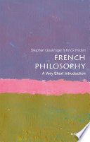 French Philosophy cover