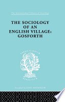 The Sociology of an English Village: Gosforth cover