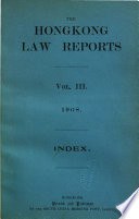 Hong Kong Law Reports cover