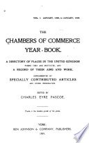 The Chambers of Commerce Year-book cover