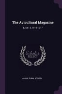 The Avicultural Magazine: 8 cover