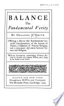 Balance the Fundamental Verity cover