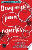 Desaparición para expertos (Edición mexicana) cover