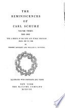 The Reminiscences of Carl Schurz: 1863-1869 cover
