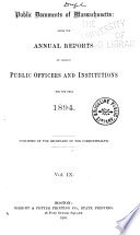 Public Documents of Massachusetts cover