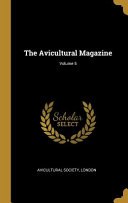 The Avicultural Magazine; cover