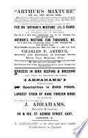 The Avicultural Magazine cover