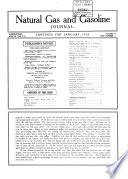 Natural Gas and Gasoline Journal cover