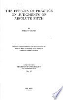 Archives of Psychology cover