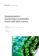 Sustainametrics - envisioning a sustainable future with data science cover
