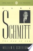 Carl Schmitt cover