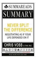 Summary of Never Split the Difference cover