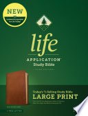 NLT Life Application Study Bible, Third Edition, Large Print cover