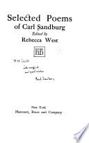 Selected Poems of Carl Sandburg cover