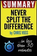 Never Split the Difference cover