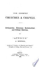 Our Country Churches & Chapels cover