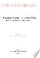 The Book of Minnesotans cover