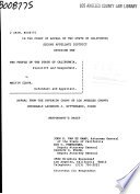 California. Court of Appeal (2nd Appellate District). Records and Briefs cover