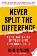 Never Split the Difference cover