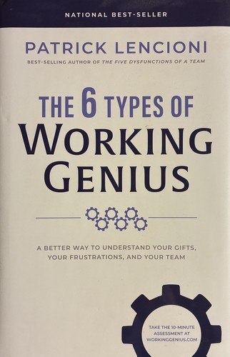 The 6 Types of Working Genius cover