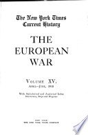 The European War cover
