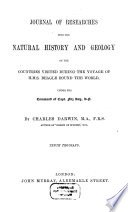 Journal of Researches Into the Natural History and Geology of the Countries Visited During the Voyage of H.M.S. Beagle Round the World cover