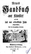 Neues Handbuch vor Künstler auf alle fast nur erdenkliche Fälle eingerichtet cover