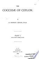 The Coccidæ of Ceylon cover