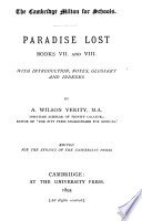 Paradise Lost ... cover
