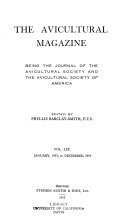 The Avicultural Magazine cover
