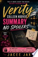 Verity Colleen Hoover Summary No Spoilers cover